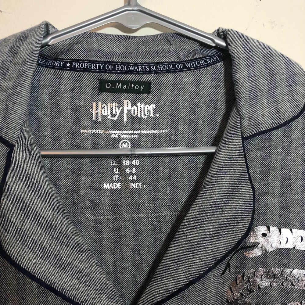 NWT Harry Potter Slytherin nightshirt size M - Picture 3 of 8